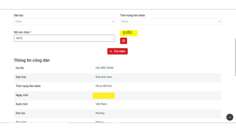 Cách kiểm tra tình trạng hôn nhân qua CMND online 15 tra-cuu-tinh-trang-hon-nhan-buoc-7