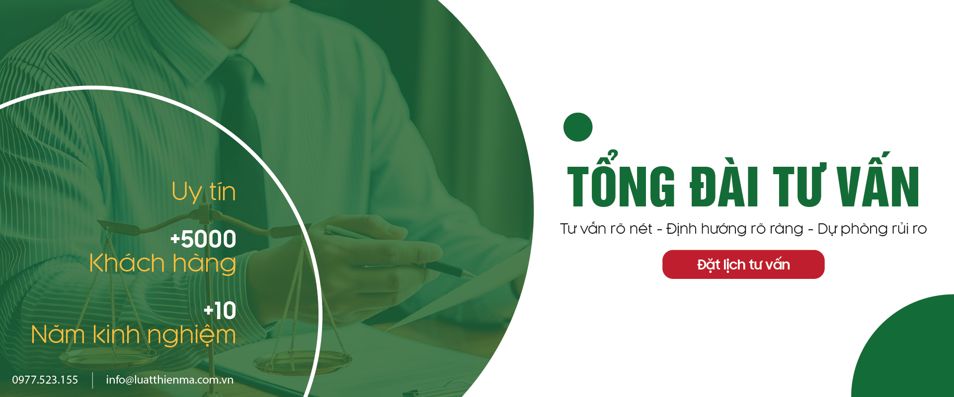 Banner tổng đài tư vấn luật