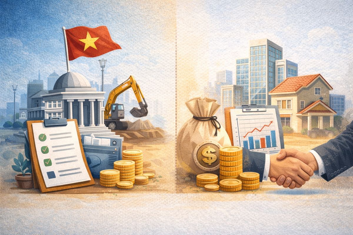 Chu truong dau tu cong la gi Khac gi dau tu tu nhan