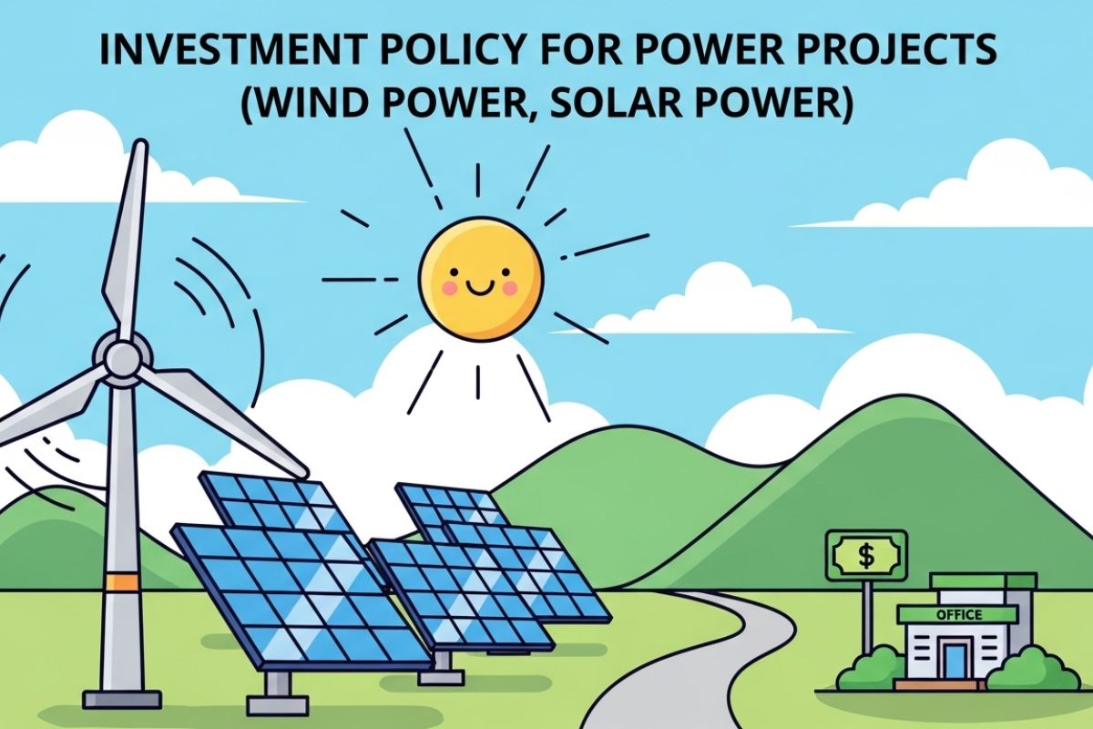 Chủ trương đầu tư dự án điện (điện gió, điện mặt trời) 1 Chu truong dau tu du an dien dien gio dien mat troi