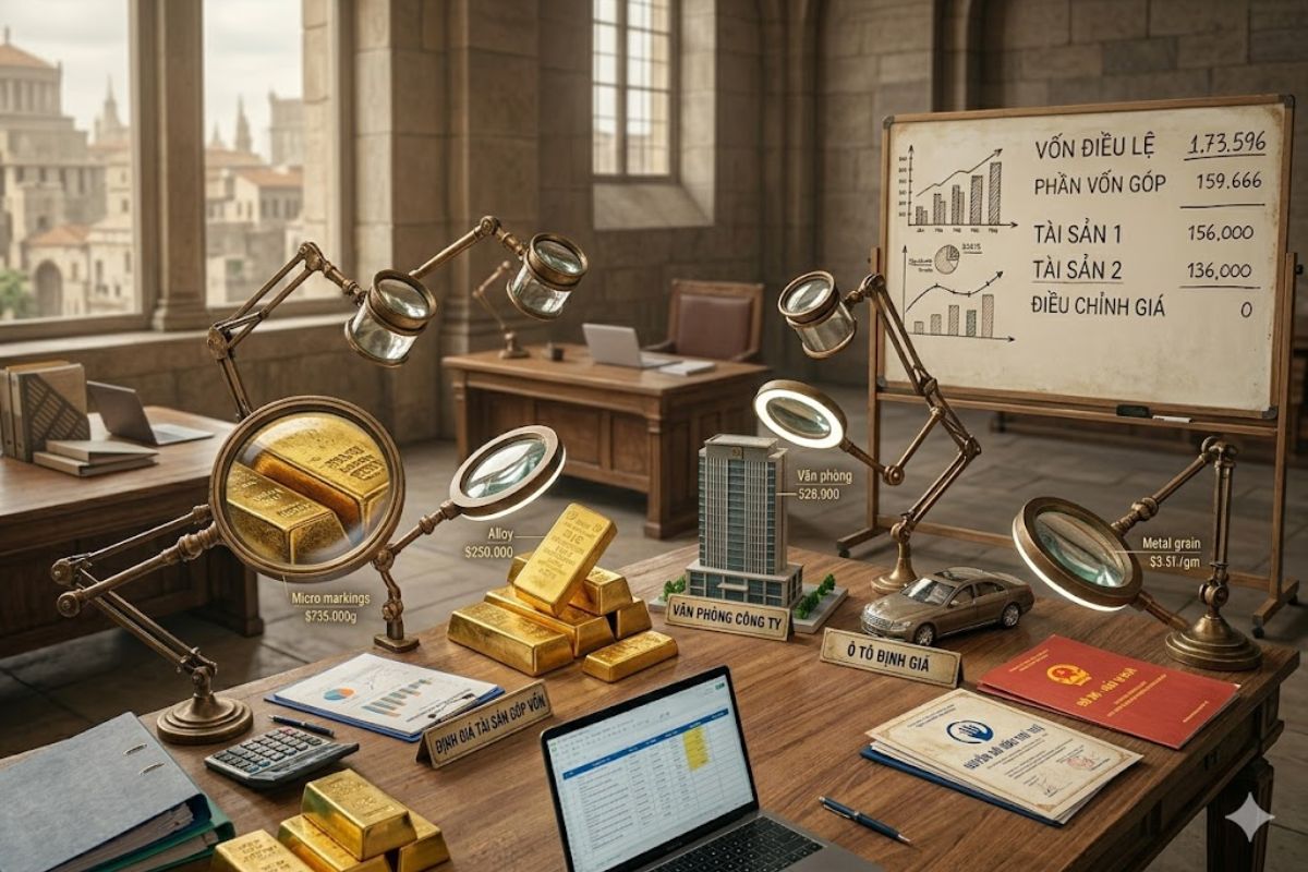 Định giá sai tài sản góp vốn: Ảnh hưởng đến vốn điều lệ và trách nhiệm cổ đông ra sao? 1 Dinh gia sai tai san gop von
