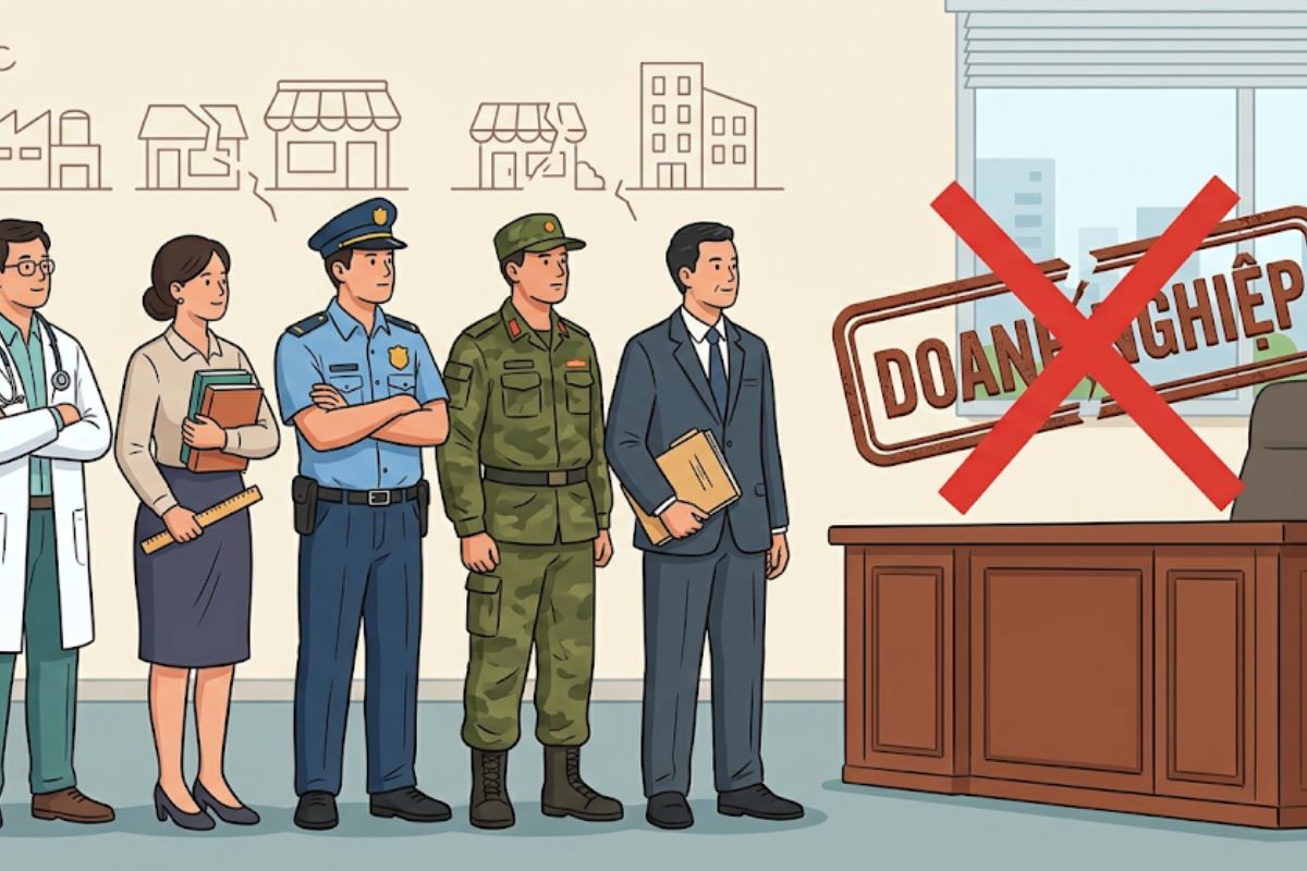 Nhung doi tuong khong duoc thanh lap doanh nghiep cap nhat moi nhat