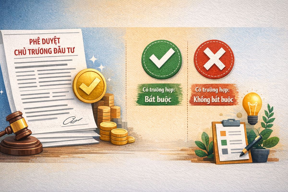 Phe duyet chu truong dau tu la gi Co bat buoc khong