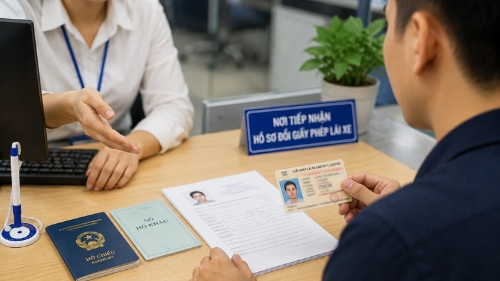 Đổi giấy phép lái xe cần những giấy tờ gì? 1 Thiet ke chua co ten 2026 08 07T093705.462